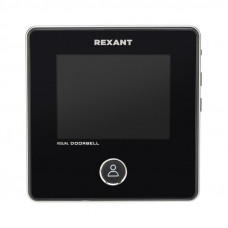 Видеоглазок дверной REXANT (DV-113) с цветным LCD-дисплеем 2.8' с функцией звонка и записи фото, встроенный аккумулятор