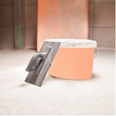 Гладилка нержавеющая 130х270 мм, зуб 4х4 мм, пластиковая ручка REXANT