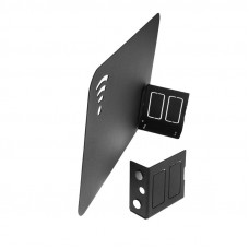 Держатель для хранения роутера, с регулировкой размеров, настенный, черный REXANT