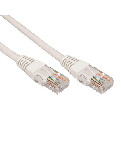 Шнур коммутационный, патч-корд U/UTP RJ45-RJ45, CAT 5e, PVC серый, 10м REXANT