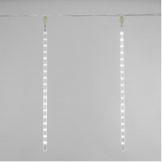 Гирлянда Тающие сосульки светодиодная, 8шт х 50см, шаг 50см, 230 В (с трансформатором) белые светодиоды