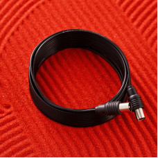 ВЧ кабель ТВ штекер - ТВ штекер, 7м, черный REXANT