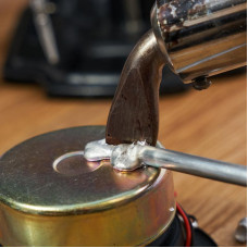 Припой пруток ПОС-61, Ø8мм, длина 400мм, ГОСТ 21931-76, олово 61%, свинец 39% (упак. 1 шт) REXANT