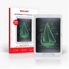 Электронный планшет для рисования 19 дюймов, белый REXANT