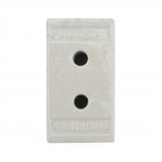 Клемма керамическая винтовая КВ 16 мм² 3 пары контактов с крепежным отверстием REXANT (45 шт./уп.)