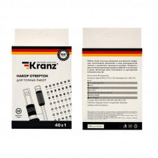 Набор отверток для точных работ 40 предметов KRANZ