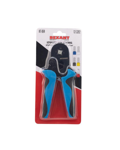 Кримпер HT-864 для обжима штыревых наконечников 0,25-6,0мм² REXANT
