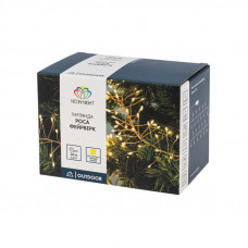 Гирлянда роса Фейерверк с трансформатором 20 м, 1000 LED, теплое белое свечение