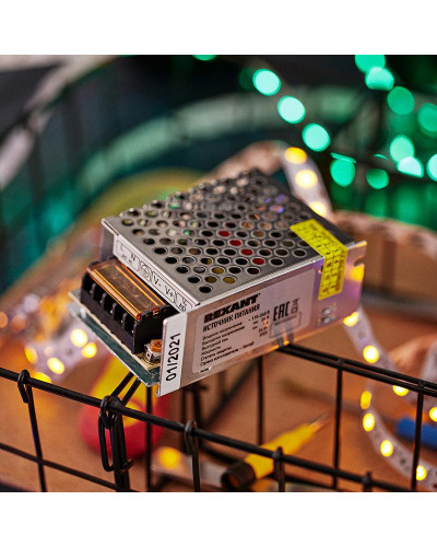 Источник питания AC 110-250V/DC 24V 1A 24W с разъемами под винт (IP20)