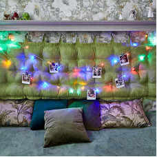 Гирлянда Твинкл Лайт 6 м, прозрачный ПВХ, 40 LED, цвет Мультиколор