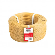 Провод ПГВА 1х0,75мм², Cu, желтый, бухта 200м REXANT