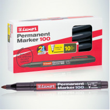 Маркер перманентный 0,75мм (для рисунка печатных плат) черный Edding-404