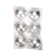 Елочная фигура Шар Ø 10 см, цвет серебряный глянцевый