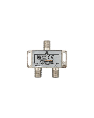 Делитель ТВх2 под F-разъем, 5-1000МГц PROconnect