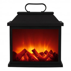 Светодиодный камин Авангард с эффектом живого огня 30х13х30 см, батарейки 3хС (не в комплекте) или от USB (в комплекте)