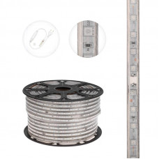 Лента светодиодная 220В, SMD5050, 60 LED/м, Желтый, 13х8мм,с кабелем питания, IP67 NEON-NIGHT