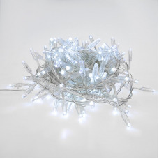 Гирлянда светодиодная Кластер 10м 400 LED БЕЛЫЙ прозрачный ПВХ IP65 постоянное свечение 230В нужен блок 303-500-1 NEON-NIGHT