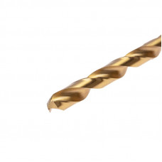 Сверло по металлу, 10мм, Р6М5, ТИТАН,шестигранный хвостовик (1 шт. в упаковке) DIN 338 KRANZ