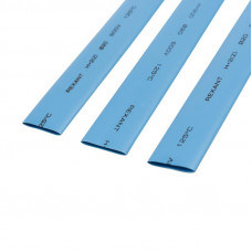 Трубка термоусаживаемая ТУТ нг 20,0/10,0мм, синяя, упаковка 10 шт. по 1м REXANT