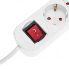 Удлинитель STANDARD 5 гнезд, 1,5м, 3х1,0мм², с/з, с выключателем, 2 USB, белый REXANT