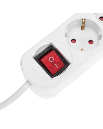 Удлинитель STANDARD 5 гнезд, 1,5м, 3х1,0мм², с/з, с выключателем, 2 USB, белый REXANT