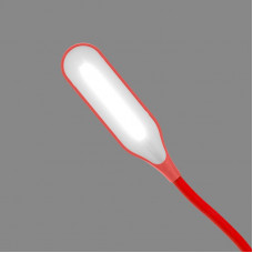 Светильник настольный Click 4Вт, LED, 4000К, диммируемый 3 ступени, заряжаемый, на прищепке, красный REXANT