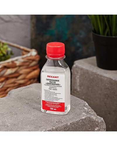 Силиконовое масло, ПМС-60000 (Полиметилсилоксан), 100мл, флакон REXANT
