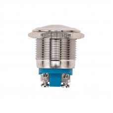 Кнопка антивандальная Ø19 Б/Фикс (2с винт) OFF-(ON) сфера (PBS-28В, A19-A2) REXANT