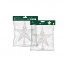 Светодиодная фигура на елку Звезда 22см, цвет свечения теплый белый, постоянное свечение, 230В NEON-NIGHT