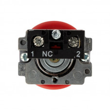 Кнопка XB2-BS поворотная красная грибок NC