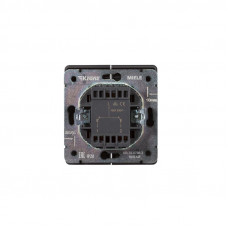 Выключатель ROUND 2 кл 10А с/у оникс KRANZ