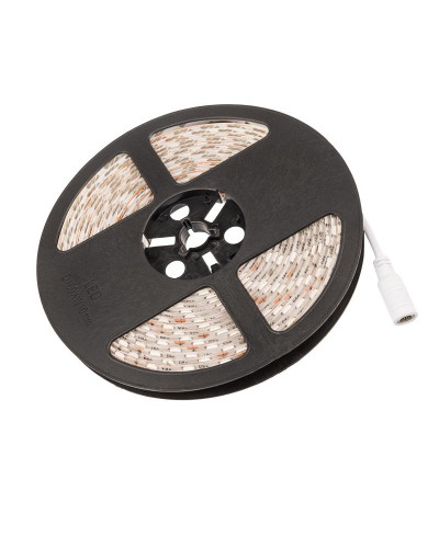 Лента светодиодная 12В, SMD5050, 14,4Вт/м, 60 LED/м, желтый, 10мм, 5м, IP65 LAMPER