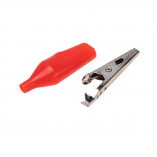 Зажим крокодил в изоляторе, длина 56мм, ток 5A, 2 шт., пакет БОПП REXANT