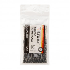 Сверло по металлу 6,0х93х57мм (HSS), DIN 338, 10 шт. в упаковке KRANZ