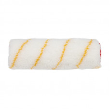 Ролик (сменный) полиамид белый с желтой полосой, ворс 11 мм, ширина ролика 180 мм, Ø 42 мм, бюгель 6 мм REXANT