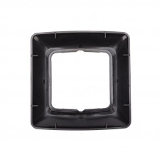 DEA Рамка 1-я горизонтальная Черный Металлик KRANZ