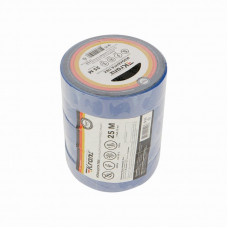 Изолента ПВХ 0,13х19мм, 25м, синяя KRANZ