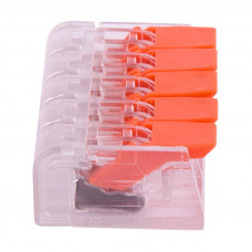 Универсальная компактная клемма СМК 221-415, 5-прoводная до 4,0 мм² (пакет 5 шт/уп) REXANT