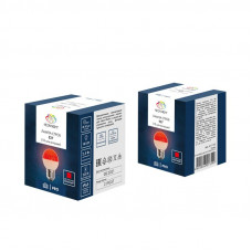 Лампа-строб светодиодная, диаметр 50, E27, 18 LED, 2,5Вт, КРАСНЫЙ, 230В NEON-NIGHT