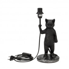 Светильник декоративный настольный МОБИ 'Кот с зонтом' , с цоколем Е14, 40 Вт, цвет черный REXANT