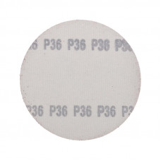 Диск абразивный на ворсовой основе, на липучке, без отверстий, P36, 125мм, 10 шт. KRANZ