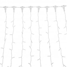 Гирлянда светодиодная Занавес 2х1,5м 360 LED КРАСНЫЙ белый ПВХ IP44 свечение с динамикой 230В блок в комплекте NEON-NIGHT