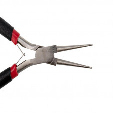 Круглогубцы Мини 120мм никелированные, авторазжим, обливные рукоятки REXANT