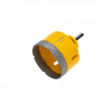 Коронка алмазная профессиональная по керамограниту и железобетону М14, вакуумное спекание, 70мм, для УШМ KRANZ