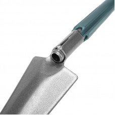 Совок садовый узкий с цельнометаллической ручкой покрытой пластиком ЧЕТЫРЕ СЕЗОНА