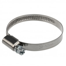 Хомут червячный 32-50-0,7 мм, (упак. 50 шт)  REXANT