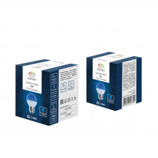 Лампа-строб светодиодная, диаметр 50, E27, 18 LED, 2,5Вт, СИНИЙ, 230В NEON-NIGHT