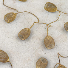 Гирлянда садовая (каскад) Ночная Лампада 4м, 2700К, с аккумулятором и выносной солнечной панелью LAMPER