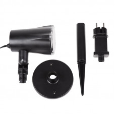 LED проектор, белые снежинки, 230В