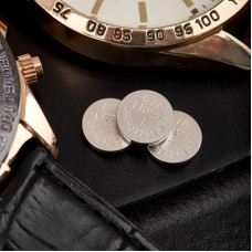 Батарейка часовая LR57, 1,5В, 10 шт (AG7, LR926, G7, 195, GP95A, 395, SR927W) блистер REXANT